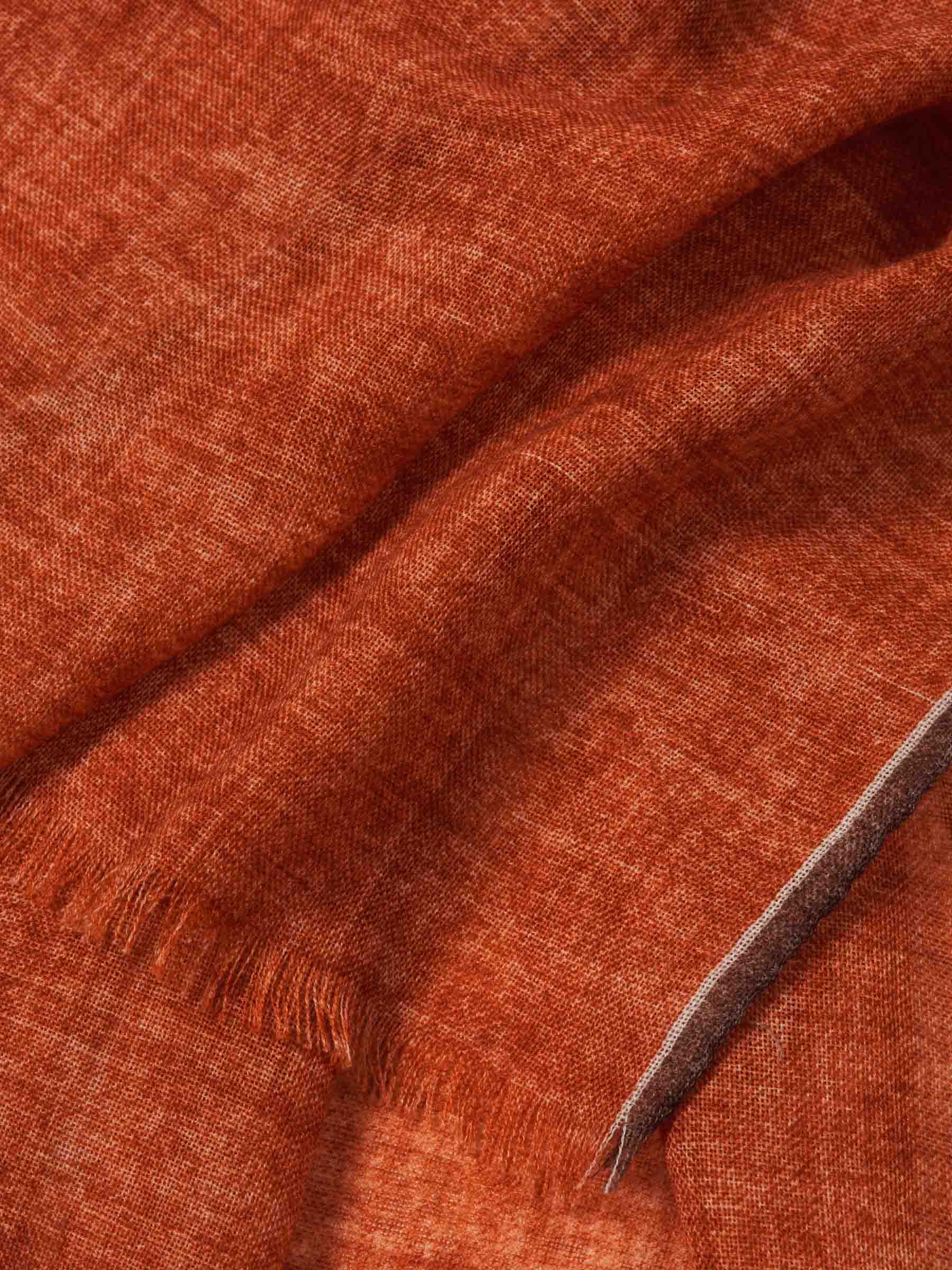 Santa Eulalia Bufanda Lisa Lana color Naranja sku 630-001445 02 - Foto 3