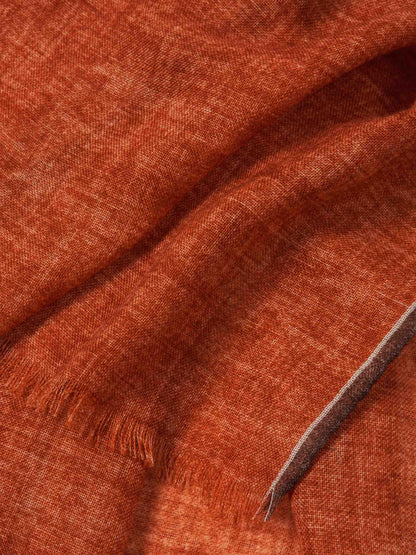 Santa Eulalia Bufanda Lisa Lana color Naranja sku 630-001445 02 - Foto 3