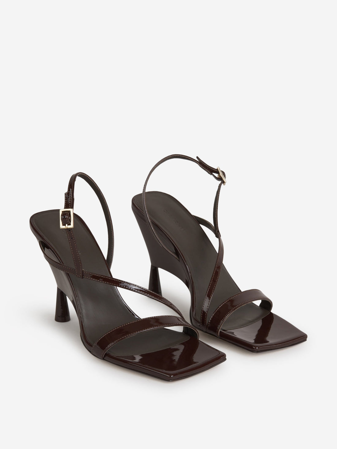 Outlet online Gia X RHW Mujer Sandalias Tacón Rosie 5 color Marron Oscuro sku 800-004566 01 - Foto 2
