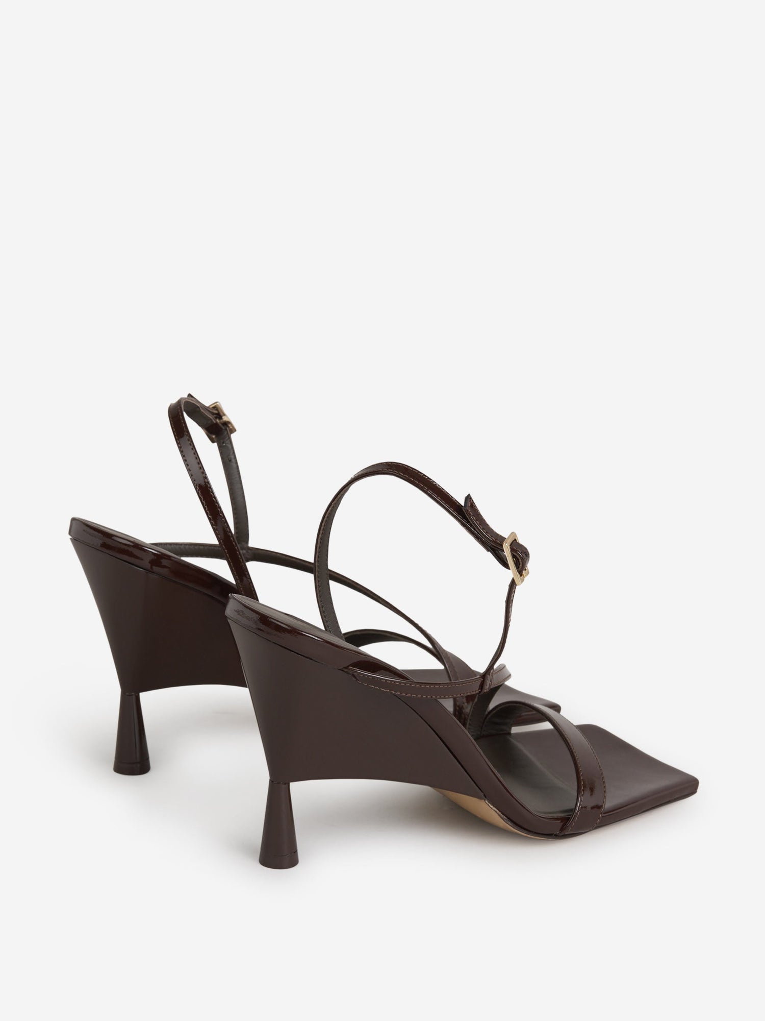 Outlet online Gia X RHW Mujer Sandalias Tacón Rosie 5 color Marron Oscuro sku 800-004566 01 - Foto 3