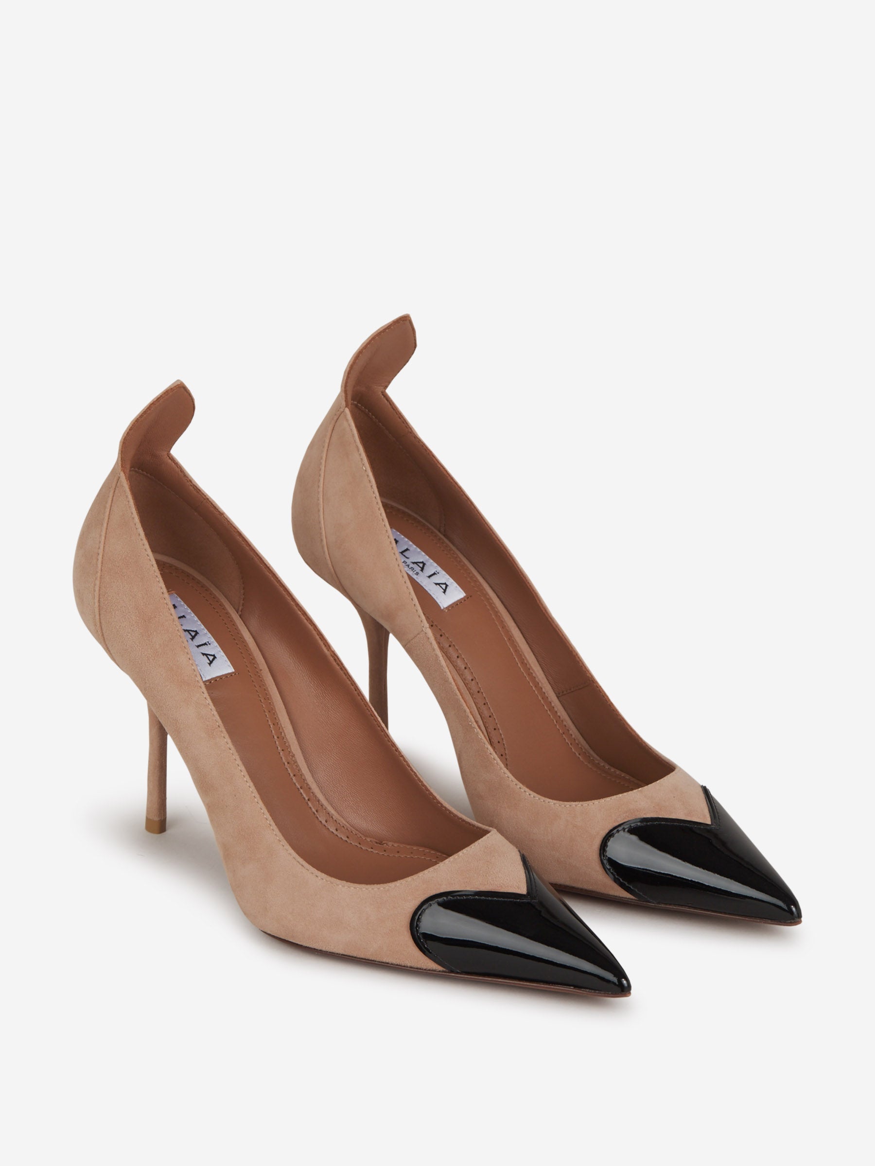 Outlet online Alaïa Mujer Zapatos Corazón Piel color Almendra sku 800-004748 01 - Foto 2