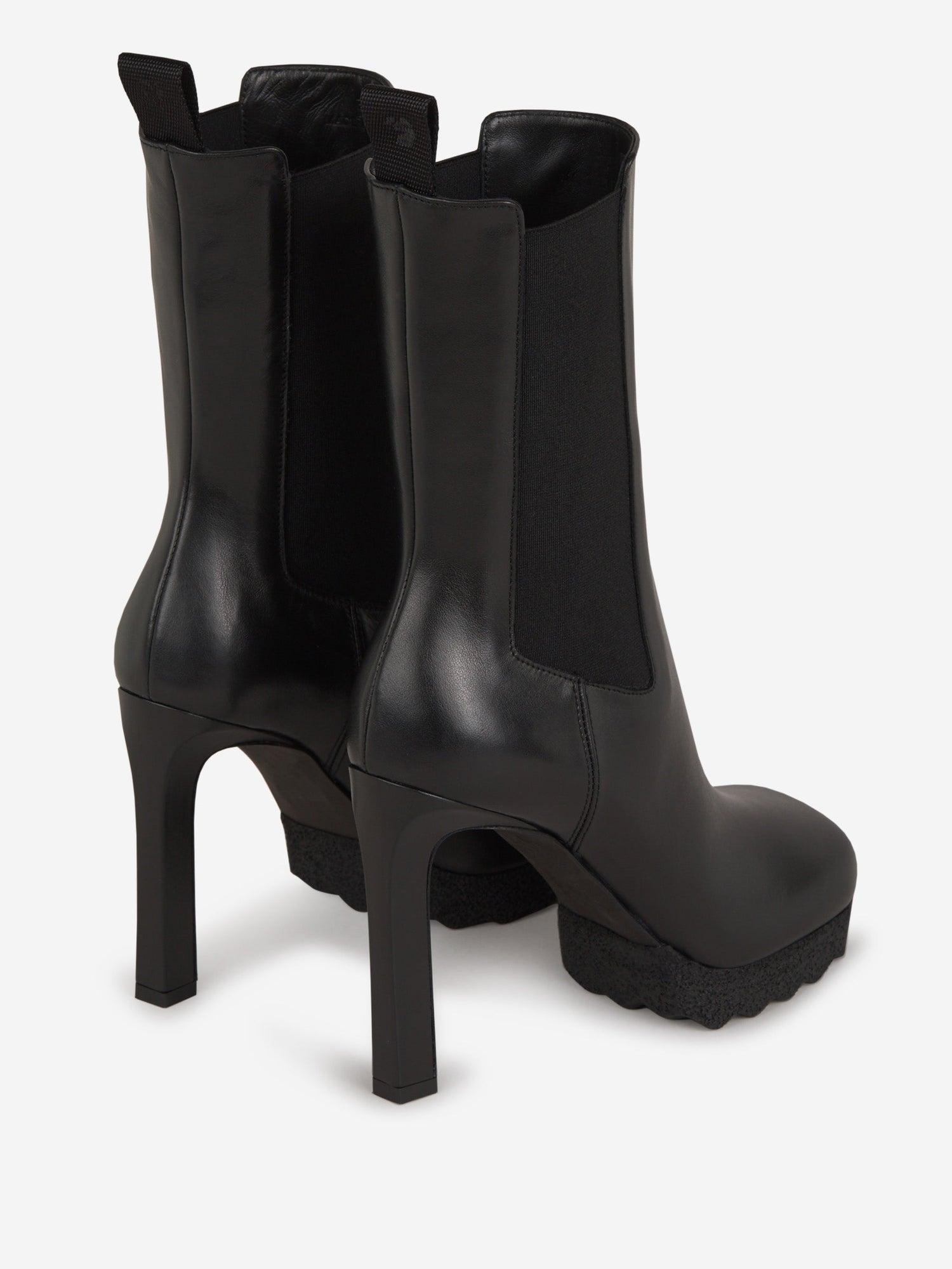Outlet online Off-White Mujer Botas Chelsea Esponja color Negro sku 800-004804 01 - Foto 3