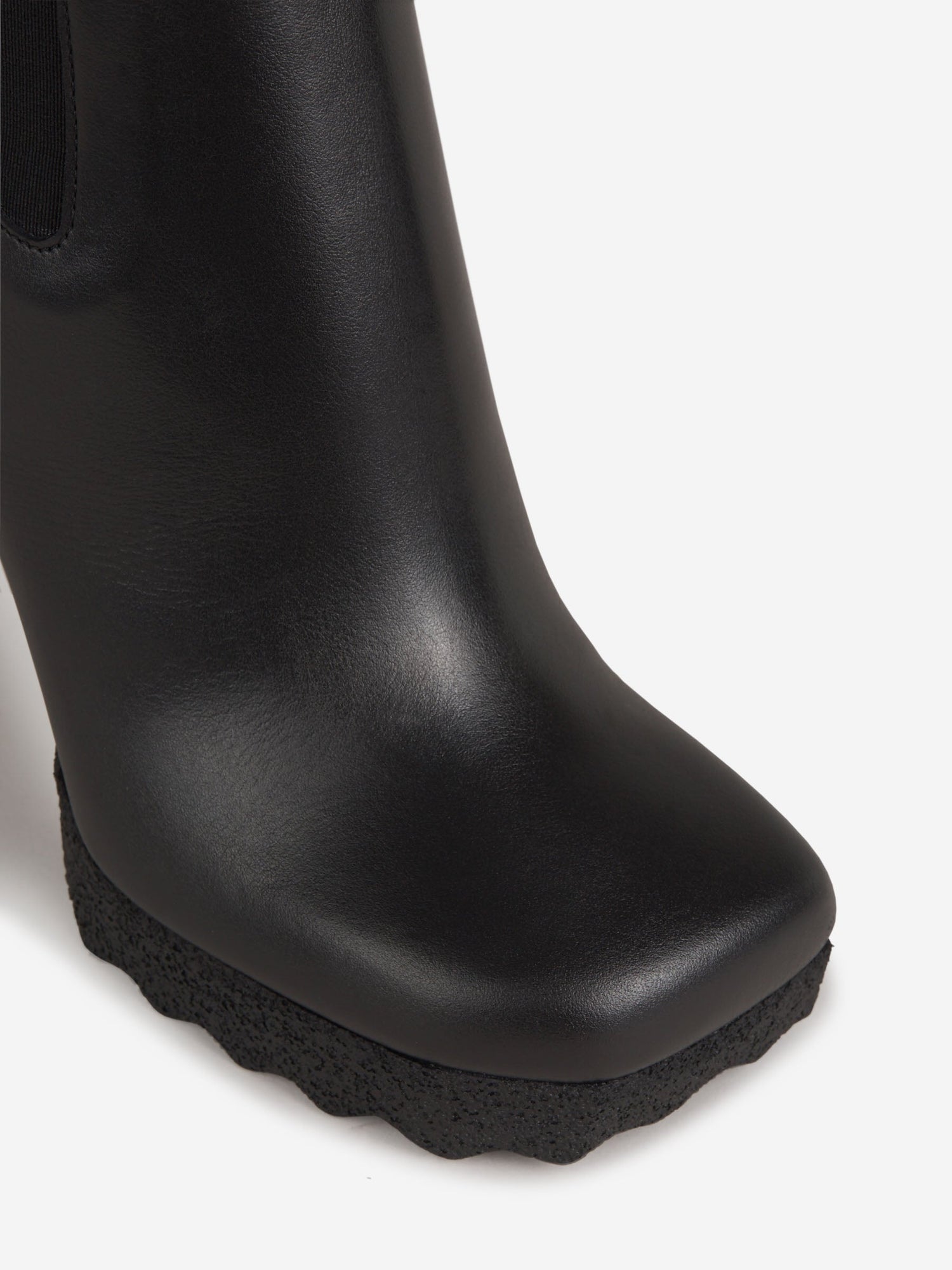 Outlet online Off-White Mujer Botas Chelsea Esponja color Negro sku 800-004804 01 - Foto 4