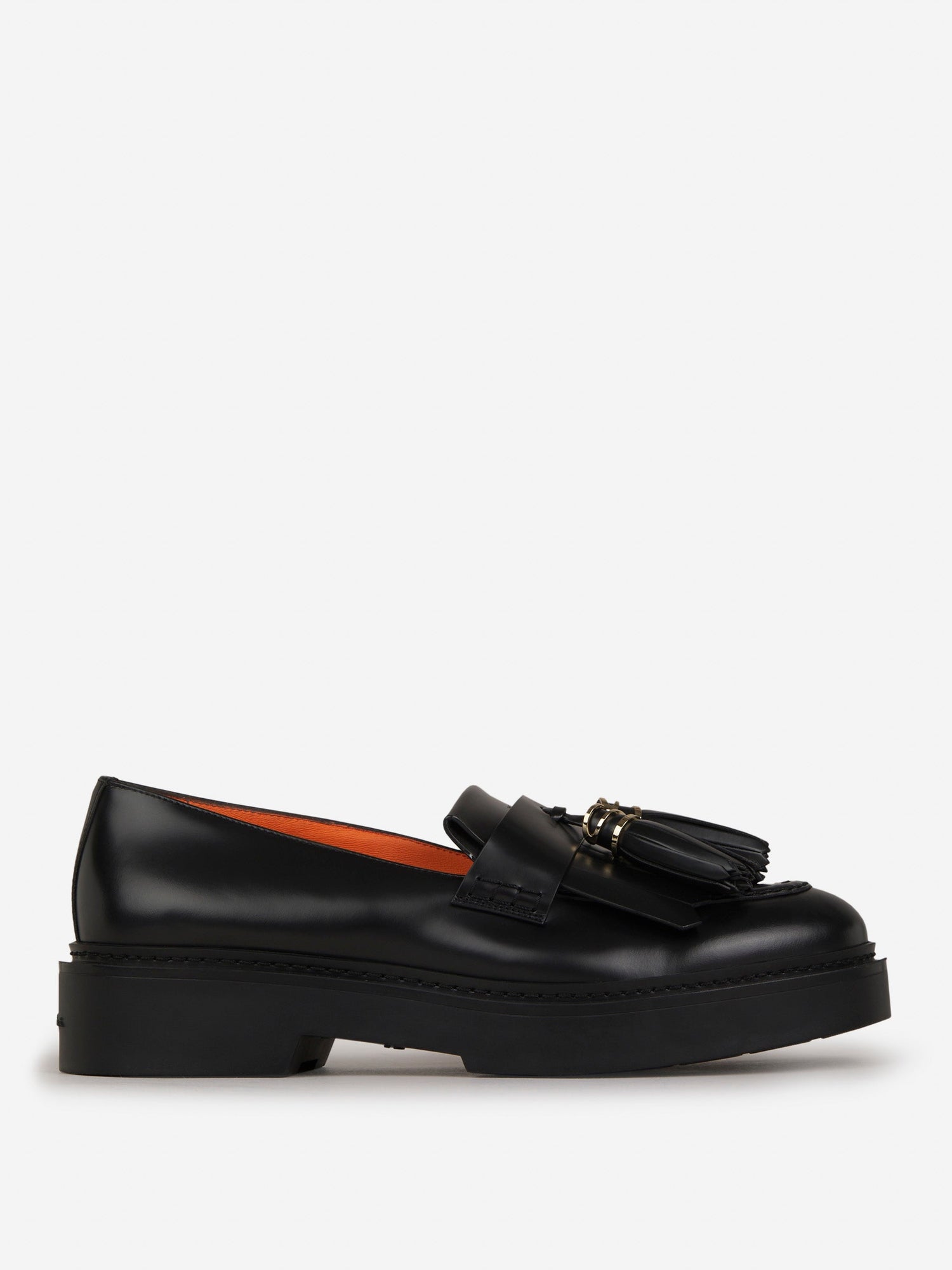 Outlet online Santoni Mujer Mocasines Borlas Piel color Negro sku 800-004808 01 - Foto 1