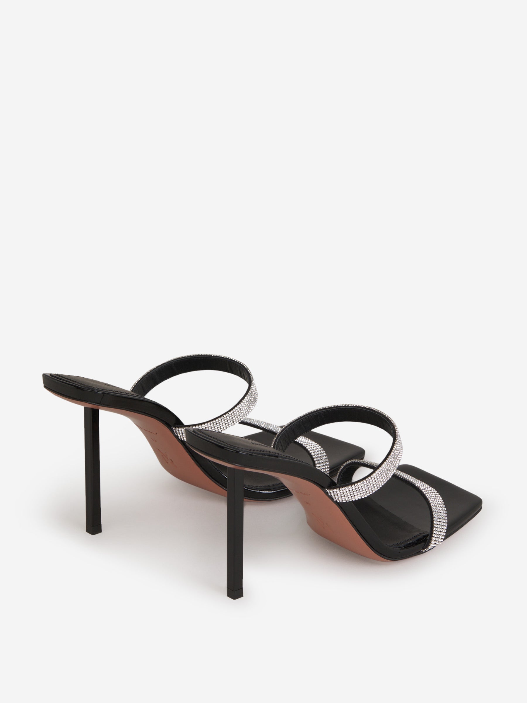 Outlet online Amina Muaddi Mujer Sandalias Rih Aqua color Negro sku 800-004978 01 - Foto 3