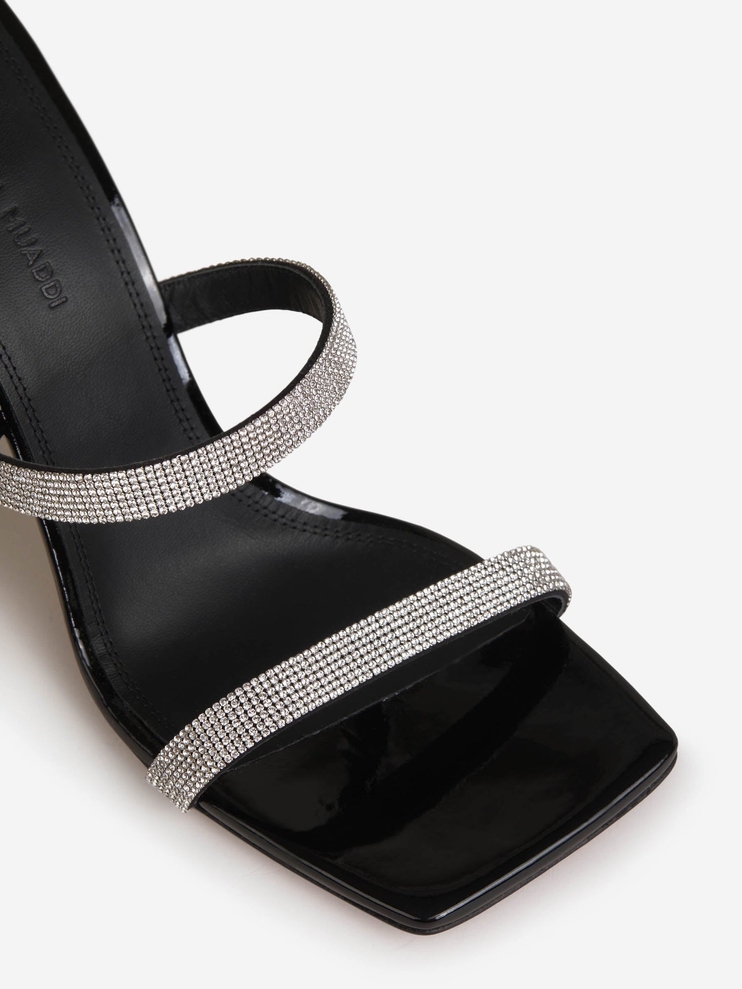 Outlet online Amina Muaddi Mujer Sandalias Rih Aqua color Negro sku 800-004978 01 - Foto 4