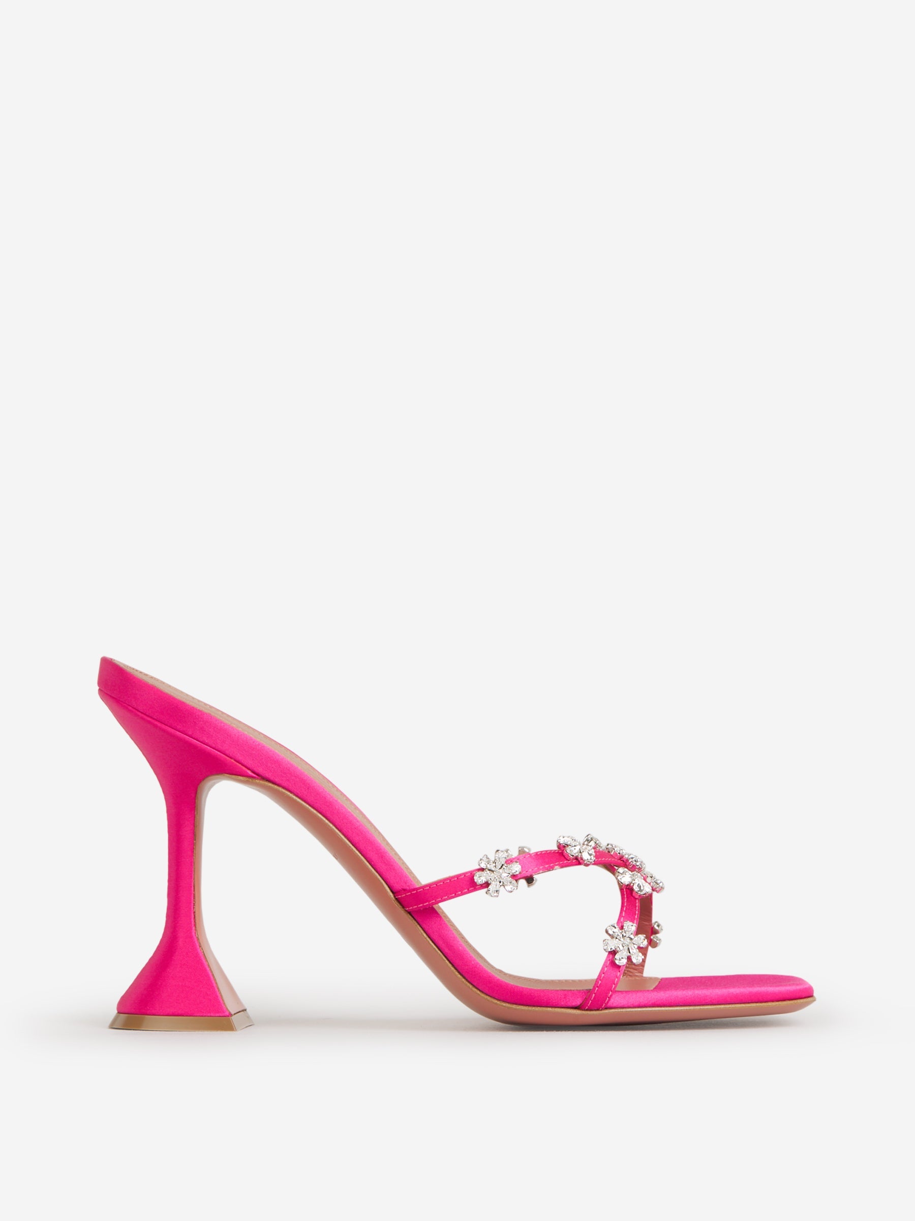 Outlet online Amina Muaddi Mujer Sandalias Lilly Slipper color Fúcsia sku 800-004983 01 - Foto 1