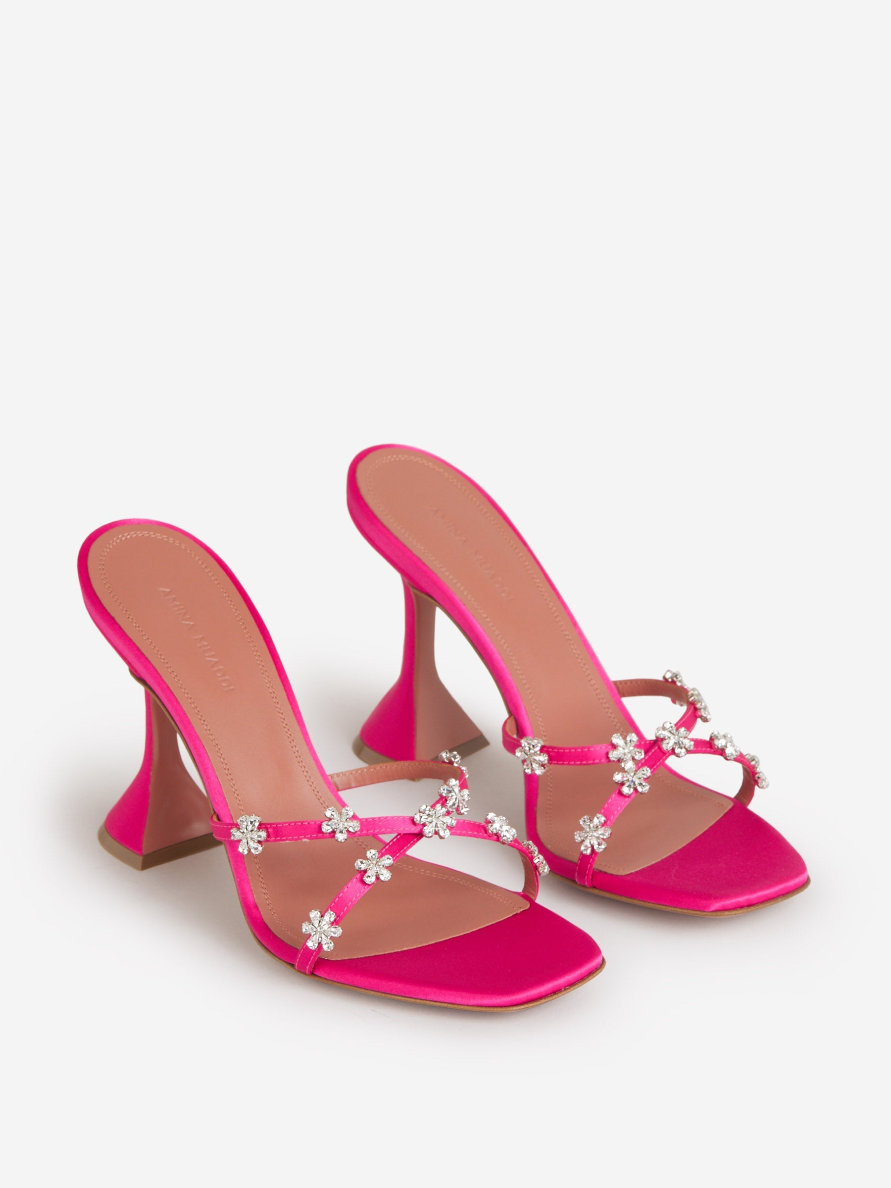 Outlet online Amina Muaddi Mujer Sandalias Lilly Slipper color Fúcsia sku 800-004983 01 - Foto 2