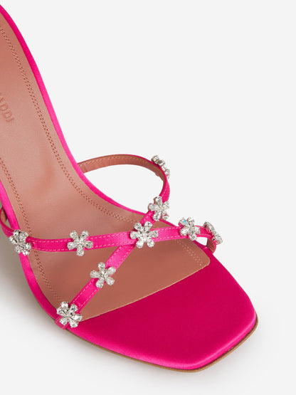 Outlet online Amina Muaddi Mujer Sandalias Lilly Slipper color Fúcsia sku 800-004983 01 - Foto 4