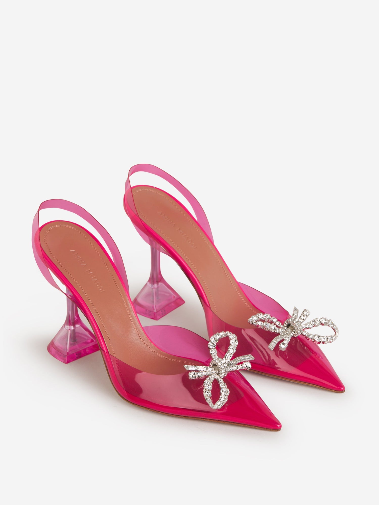 Outlet online Amina Muaddi Mujer Zapatos Rosie Glass color Fúcsia sku 800-004984 01 - Foto 2