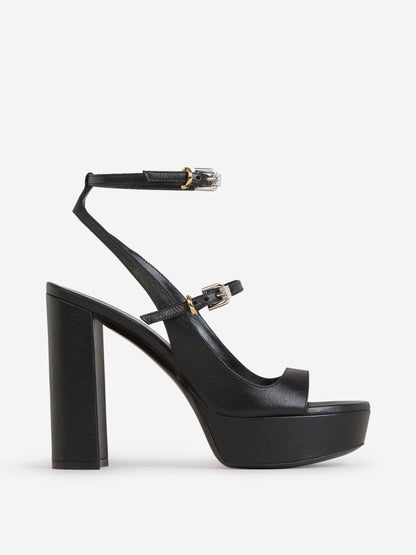 Outlet online Givenchy Mujer Sandalias Plataforma Voyou color Marfil sku 800-005053 02 - Foto 1