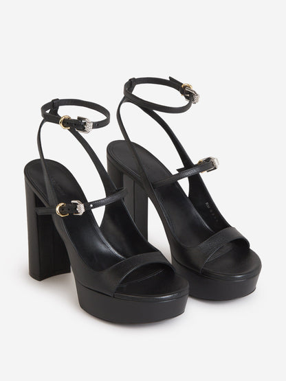 Outlet online Givenchy Mujer Sandalias Plataforma Voyou color Negro sku 800-005053 01 - Foto 2