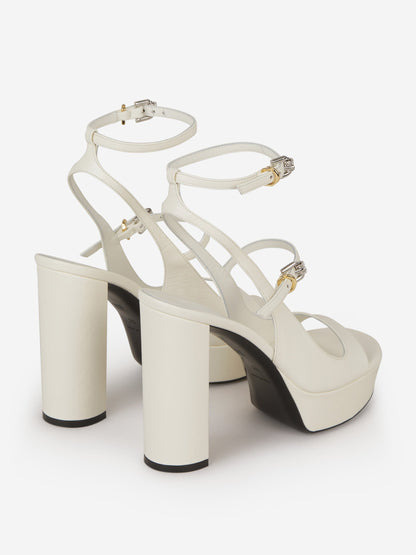 Outlet online Givenchy Mujer Sandalias Plataforma Voyou color Marfil sku 800-005053 02 - Foto 7
