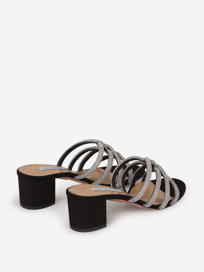 Outlet online Aquazzura Mujer Sandalias Moondust color Negro sku 800-005073 01 - Foto 3