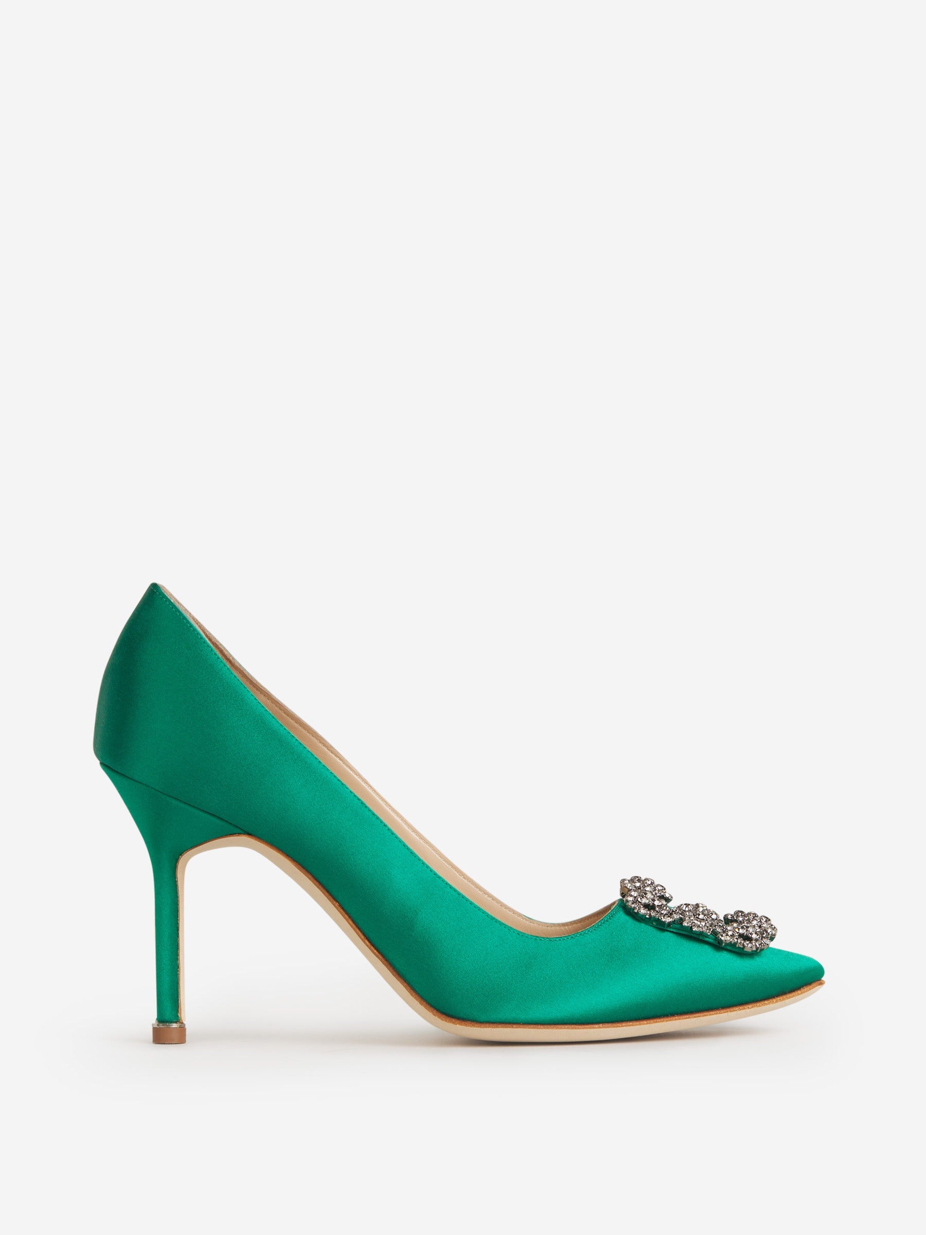 Outlet online Manolo Blahnik Mujer Zapatos Hangisi color Verde Azulado sku 800-005115 01 - Foto 1