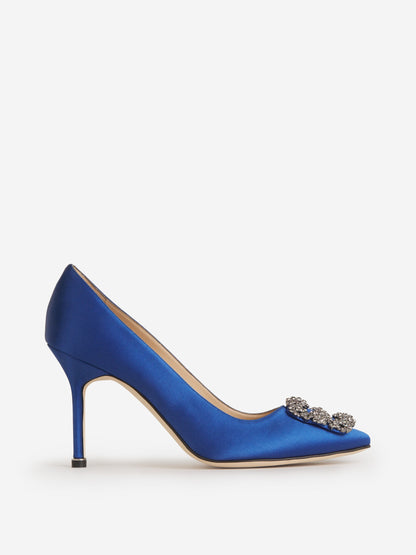 Outlet online Manolo Blahnik Mujer Zapatos Hangisi color Verde Azulado sku 800-005115 01 - Foto 5