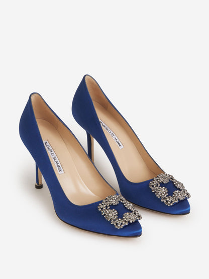 Outlet online Manolo Blahnik Mujer Zapatos Hangisi color Verde Azulado sku 800-005115 01 - Foto 6