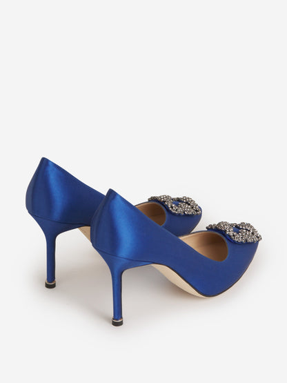 Outlet online Manolo Blahnik Mujer Zapatos Hangisi color Verde Azulado sku 800-005115 01 - Foto 7
