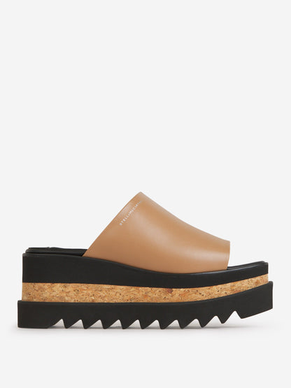 Outlet online Stella McCartney Mujer Sandalias Plataforma Sneak-Elyse color Marrón sku 800-005217 00 - Foto 1