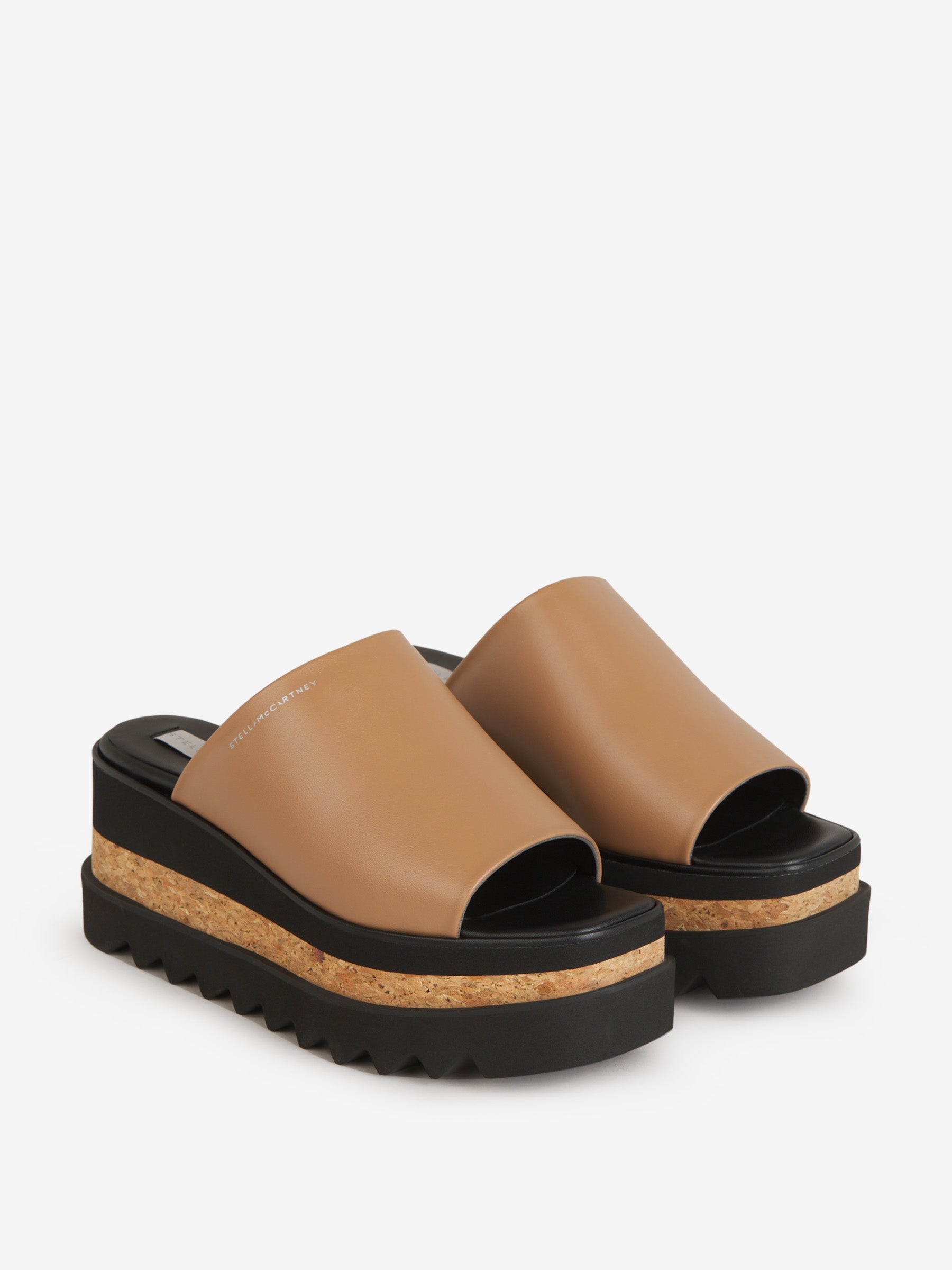 Outlet online Stella McCartney Mujer Sandalias Plataforma Sneak-Elyse color Marrón sku 800-005217 00 - Foto 2