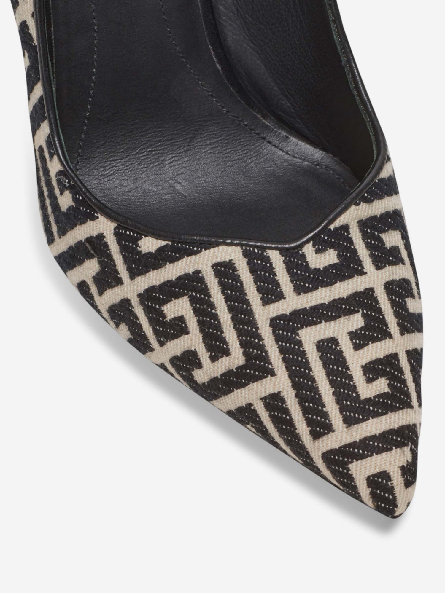 Outlet online Balmain Mujer Zapatos Tacón Rubby Jacquard color Negro sku 800-005396 01 - Foto 5