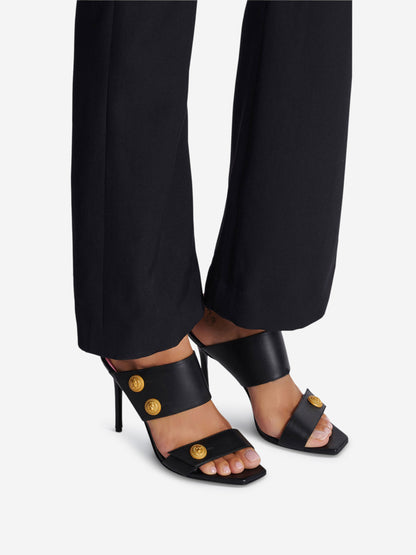 Outlet online Balmain Mujer Sandalias Tacón Eva color Negro sku 800-005397 01 - Foto 2