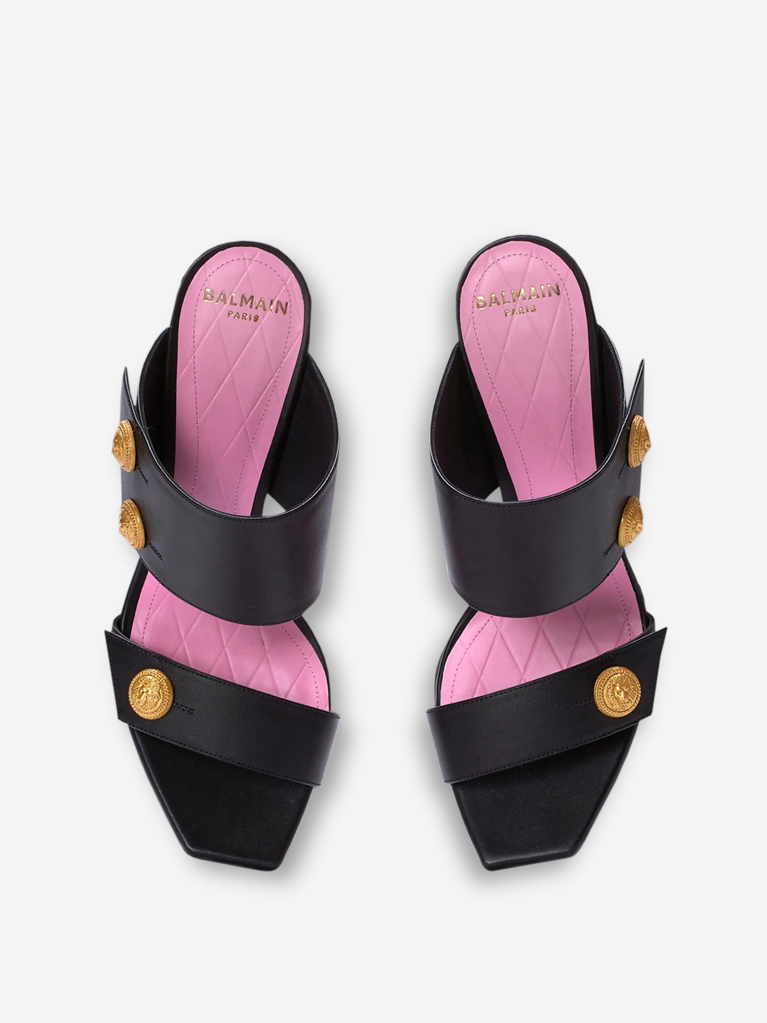 Outlet online Balmain Mujer Sandalias Tacón Eva color Negro sku 800-005397 01 - Foto 4