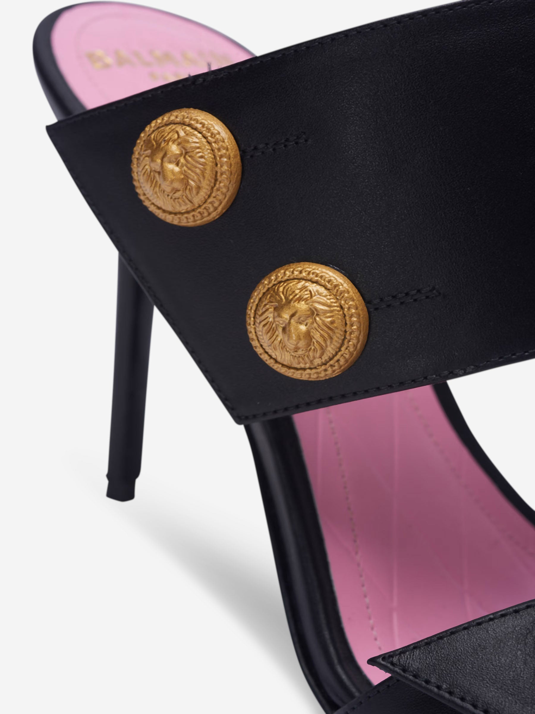 Outlet online Balmain Mujer Sandalias Tacón Eva color Negro sku 800-005397 01 - Foto 5