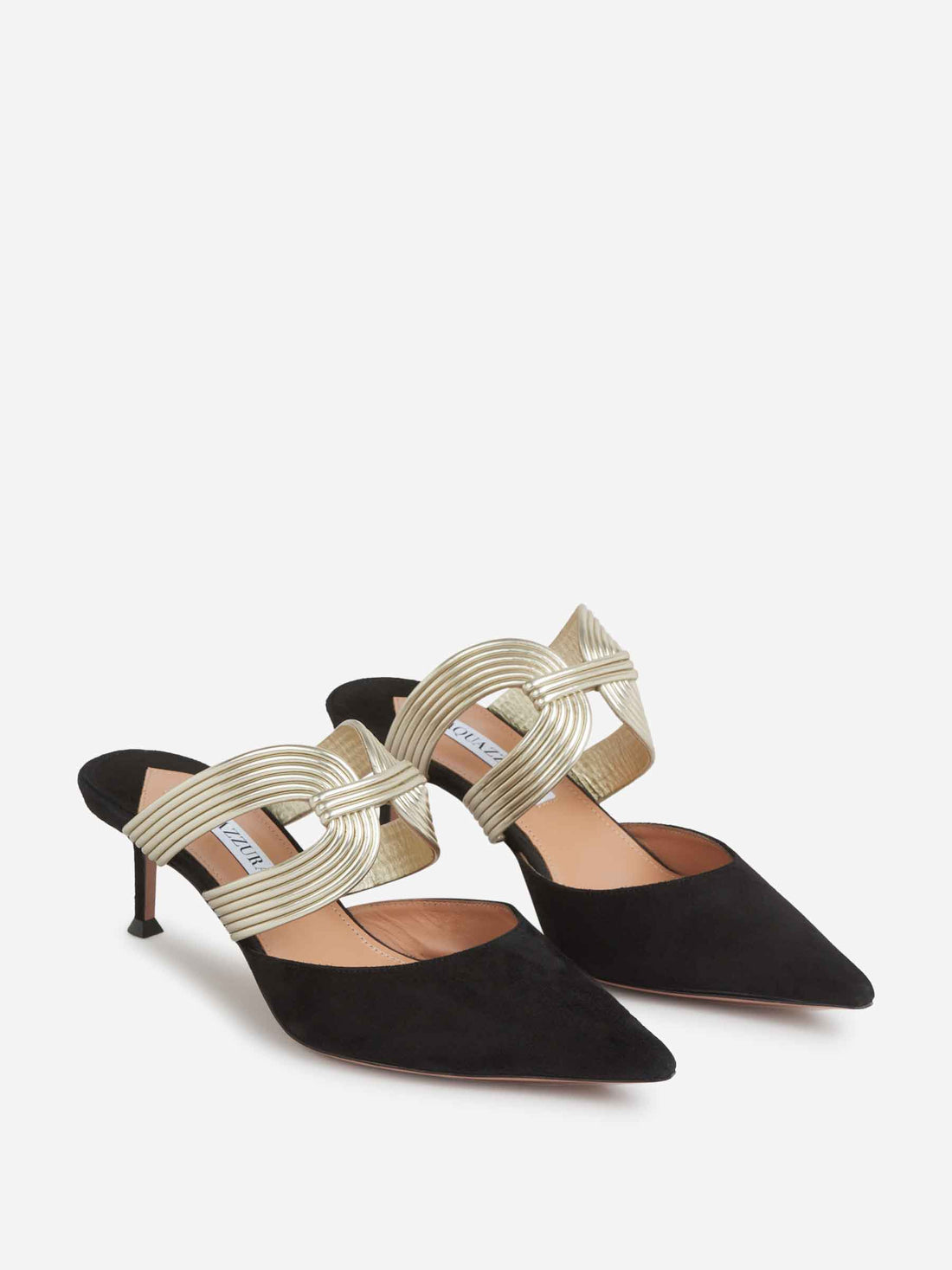 Aquazzura Mujer Barcelona Mules Esencia Tacón color Negro sku 800-005412 01 - Foto 2