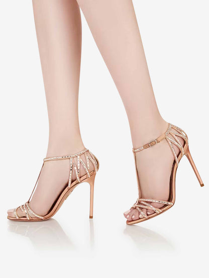 Aquazzura Mujer Barcelona Sandalias Forever More color Rosa Palo sku 800-005414 01 - Foto 2
