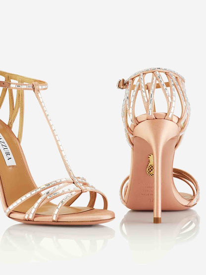 Outlet online Aquazzura Mujer Sandalias Forever More color Rosa Palo sku 800-005414 01 - Foto 3