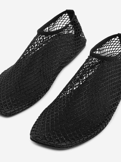 Christopher Esber Mujer Barcelona Bailarinas Minette Crystal color Negro sku 800-005433 01 - Foto 3