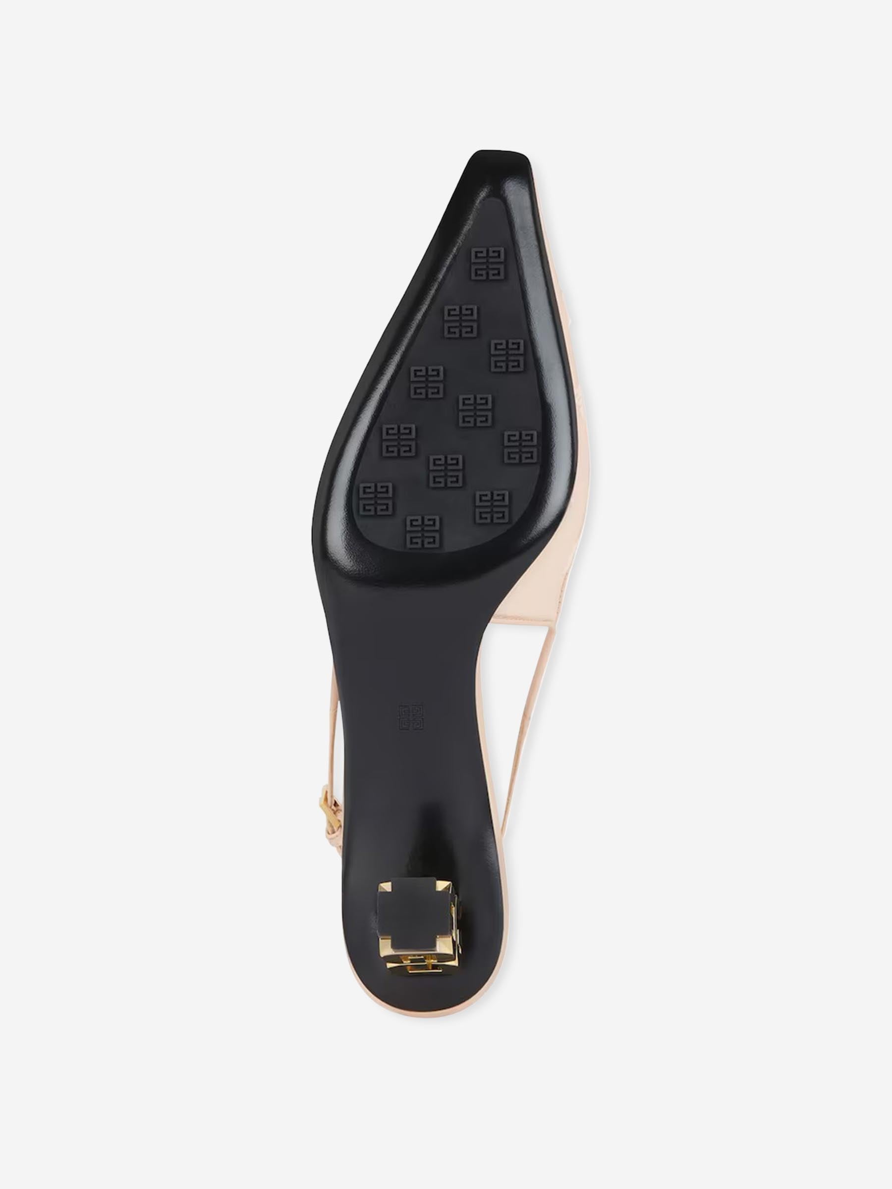 Outlet online Givenchy Mujer Slingbacks Tacon G Cube color Nude sku 800-005443 01 - Foto 5