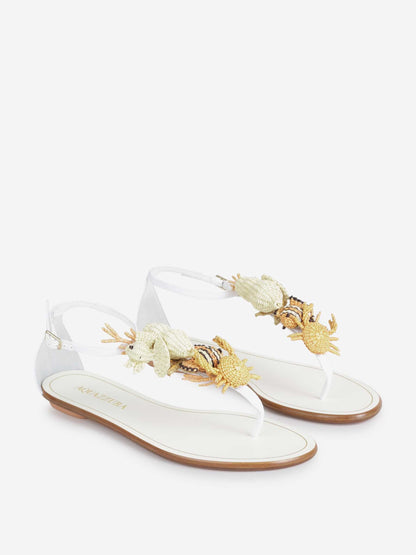 Outlet online Aquazzura Mujer Sandalias Planas Marea color Materiales sku 800-005483 01 - Foto 2