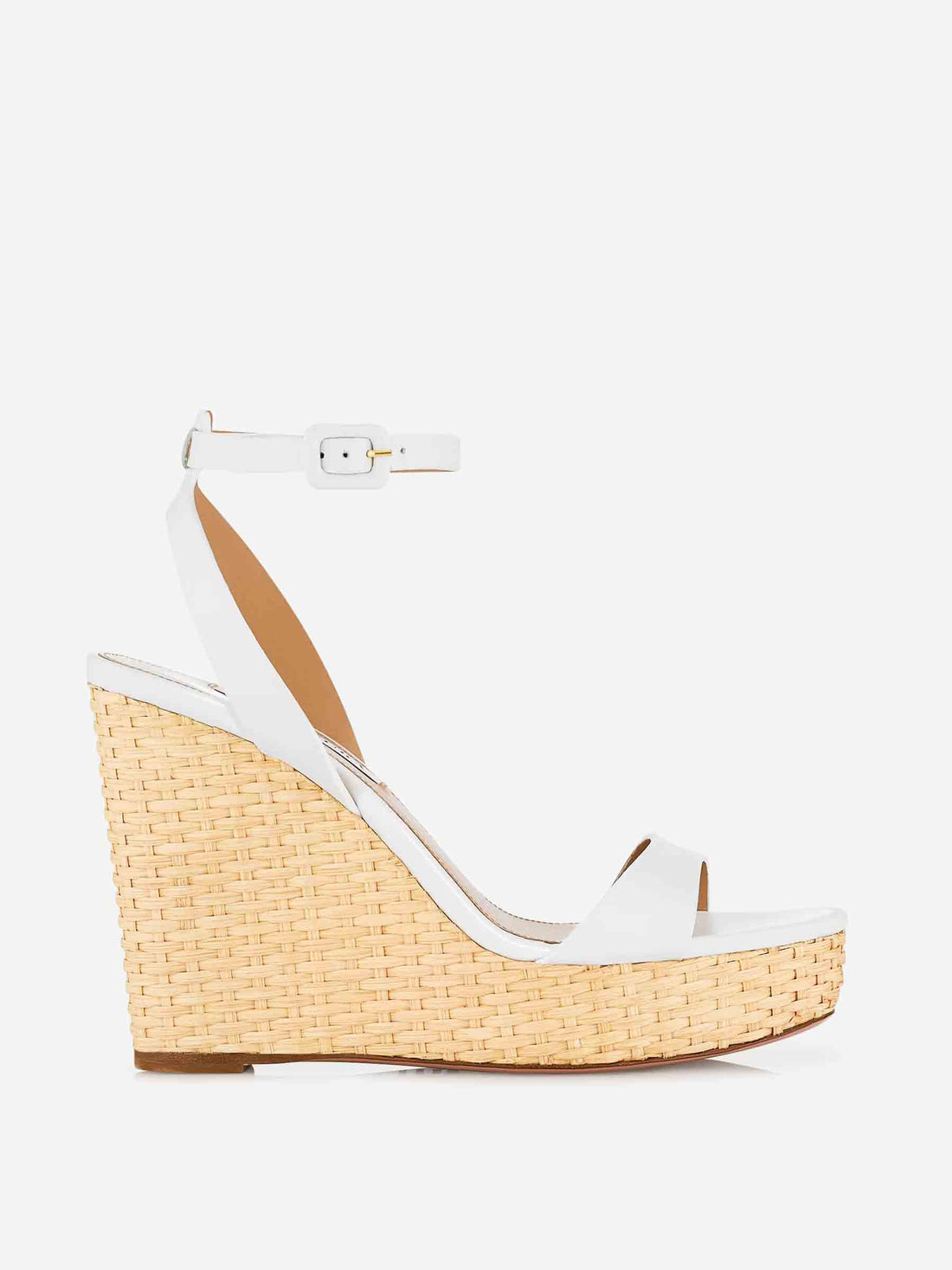 Aquazzura Mujer Barcelona Cuñas Sunseeker Wedge 110 color Blanco sku 800-005486 01 - Foto 1