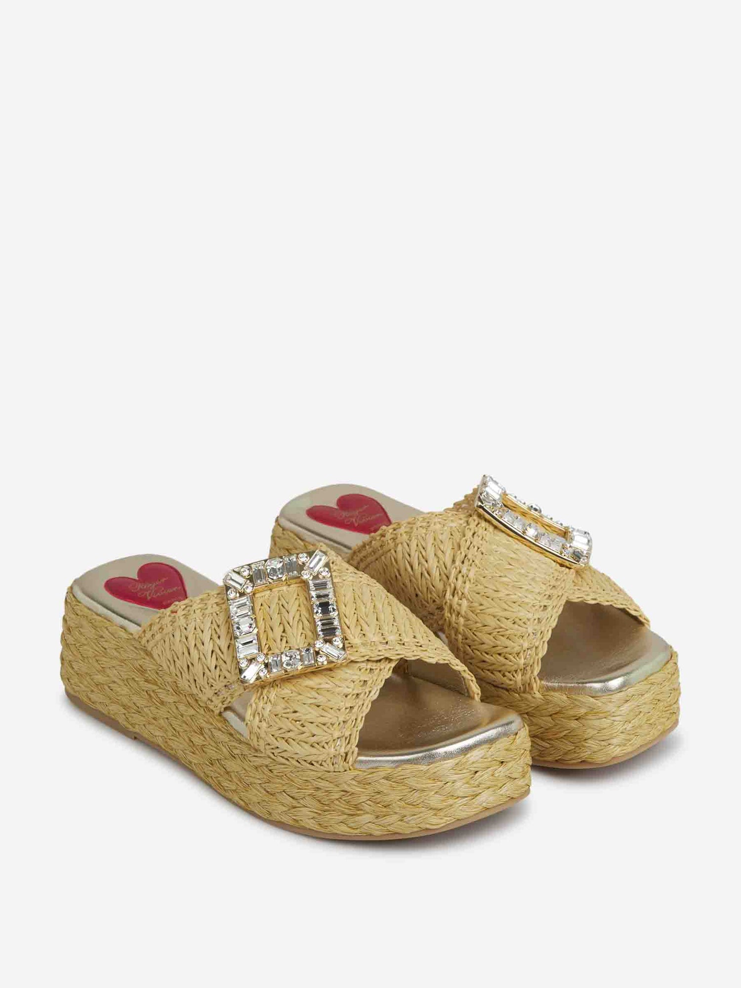 Outlet online Roger Vivier Mujer Mules Plataforma Rafia color Materiales sku 800-005504 00 - Foto 2