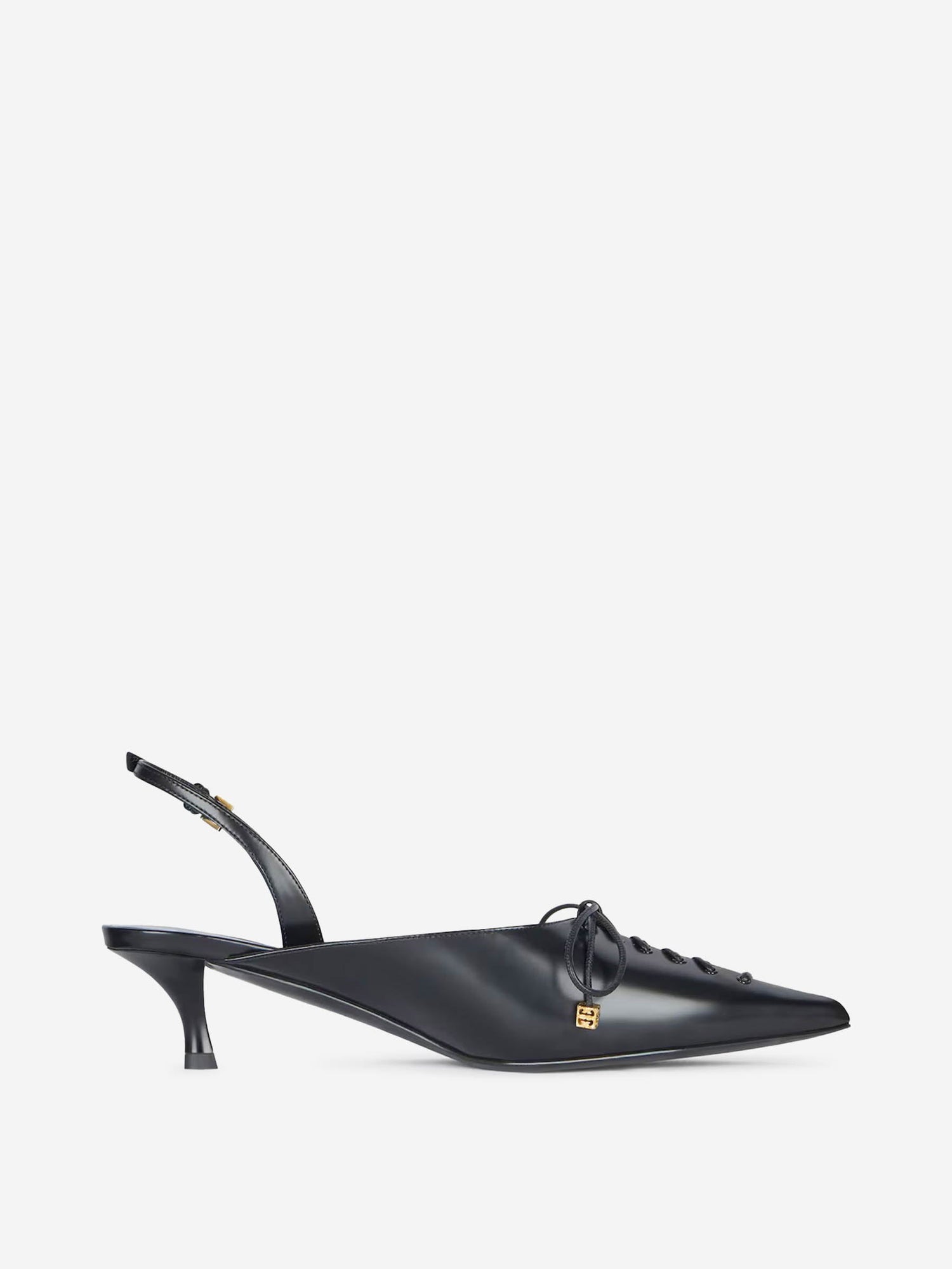 Outlet online Givenchy Mujer Slingbacks Cordones Piel color Negro sku 800-005523 01 - Foto 4