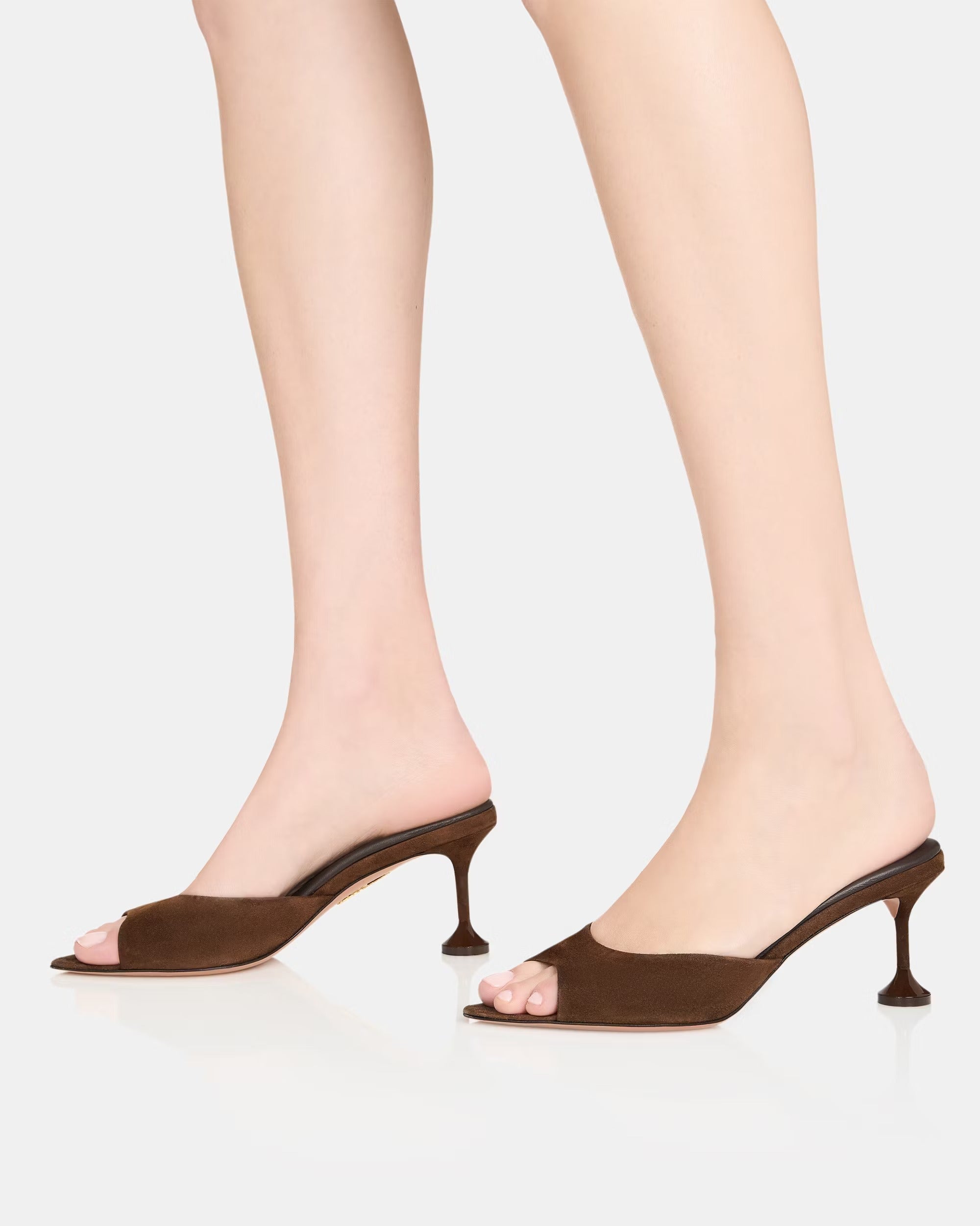 Outlet online Aquazzura Mujer Mules Bisous 65 color Marrón sku 800-005524 01 - Foto 2