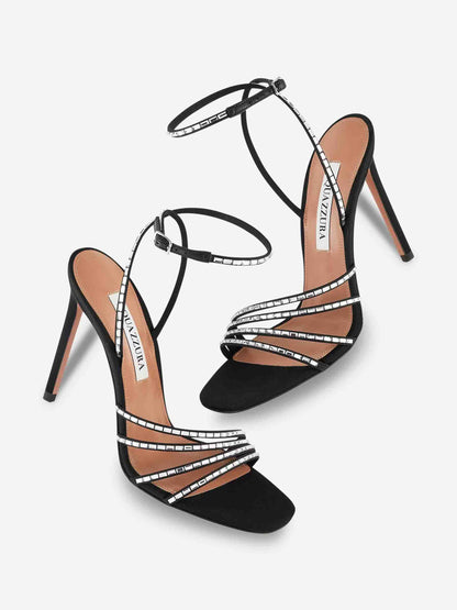 Outlet online Aquazzura Mujer Sandalias Mistica 105 color Negro sku 800-005527 01 - Foto 3