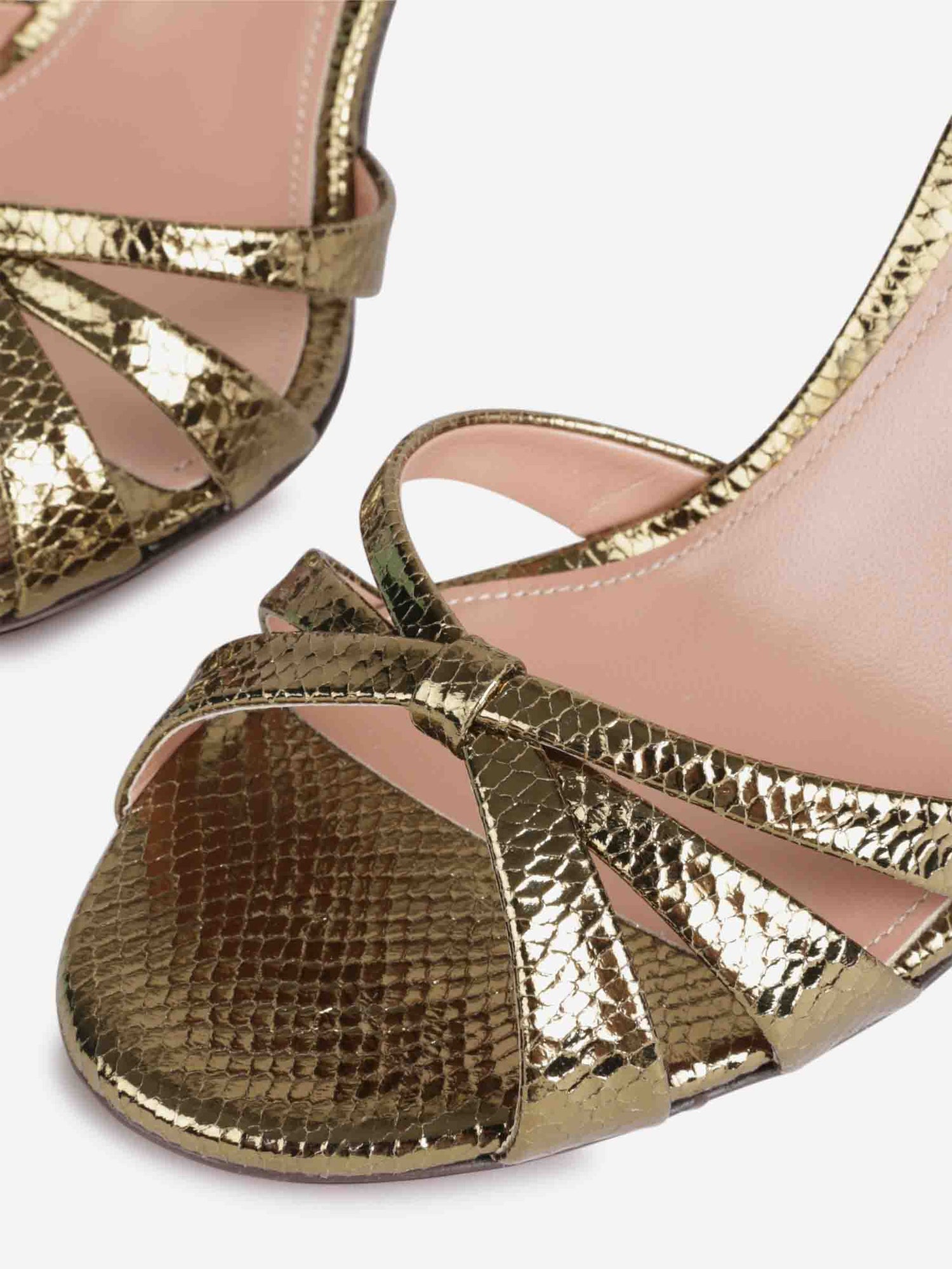 Outlet online Aquazzura Mujer Sandalias Tati 85 color Dorado sku 800-005528 01 - Foto 4