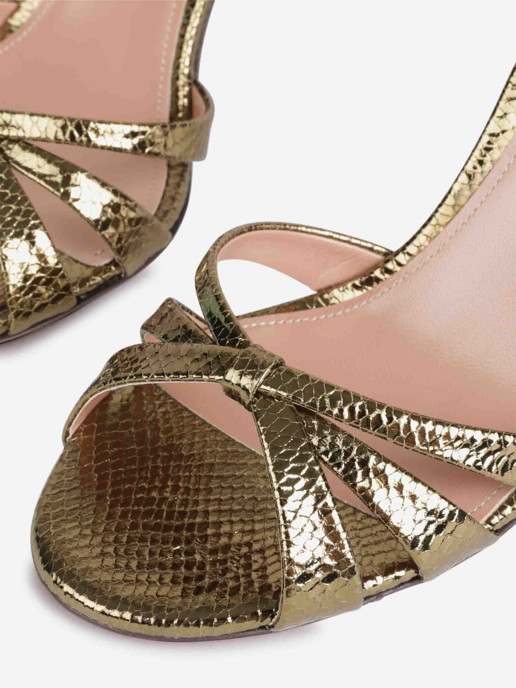 Outlet online Aquazzura Mujer Sandalias Tati 85 color Dorado sku 800-005528 01 - Foto 4