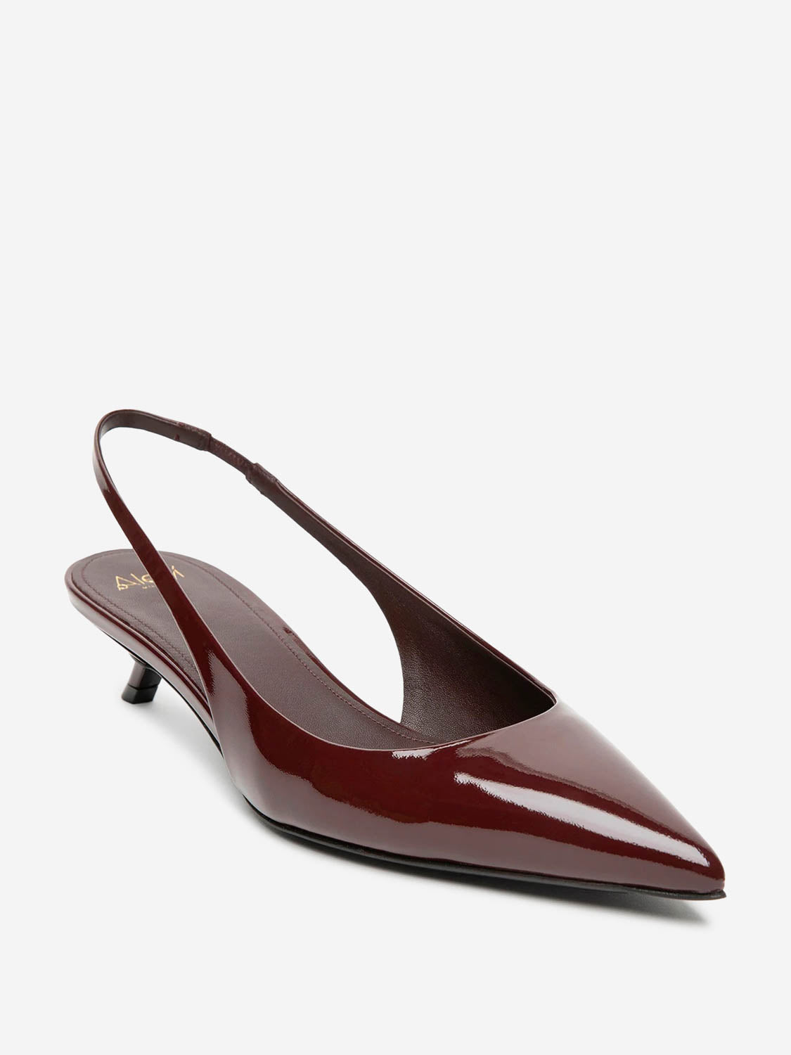 Outlet online Aleví Milano Mujer Slingback Eve charol color Burdeos sku 800-005540 01 - Foto 3