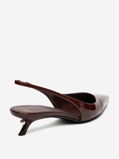 Outlet online Aleví Milano Mujer Slingback Eve charol color Burdeos sku 800-005540 01 - Foto 4