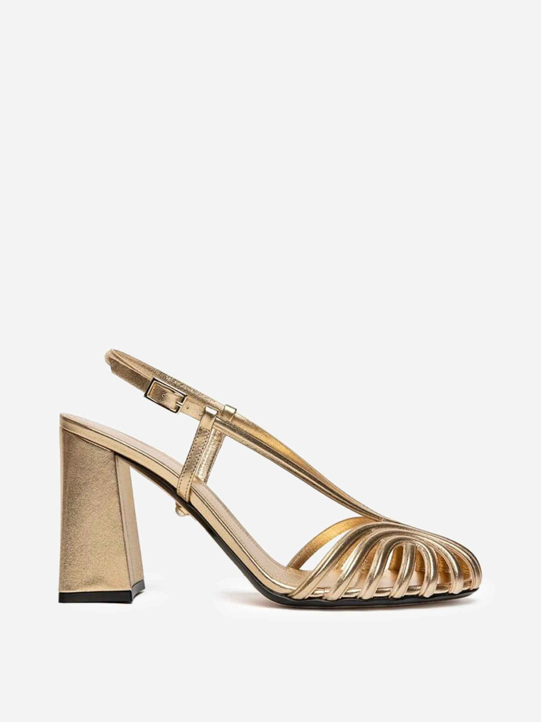 Aleví Milano Mujer Barcelona Sandalias Marta 090 Block color Dorado sku 800-005562 01 - Foto 1
