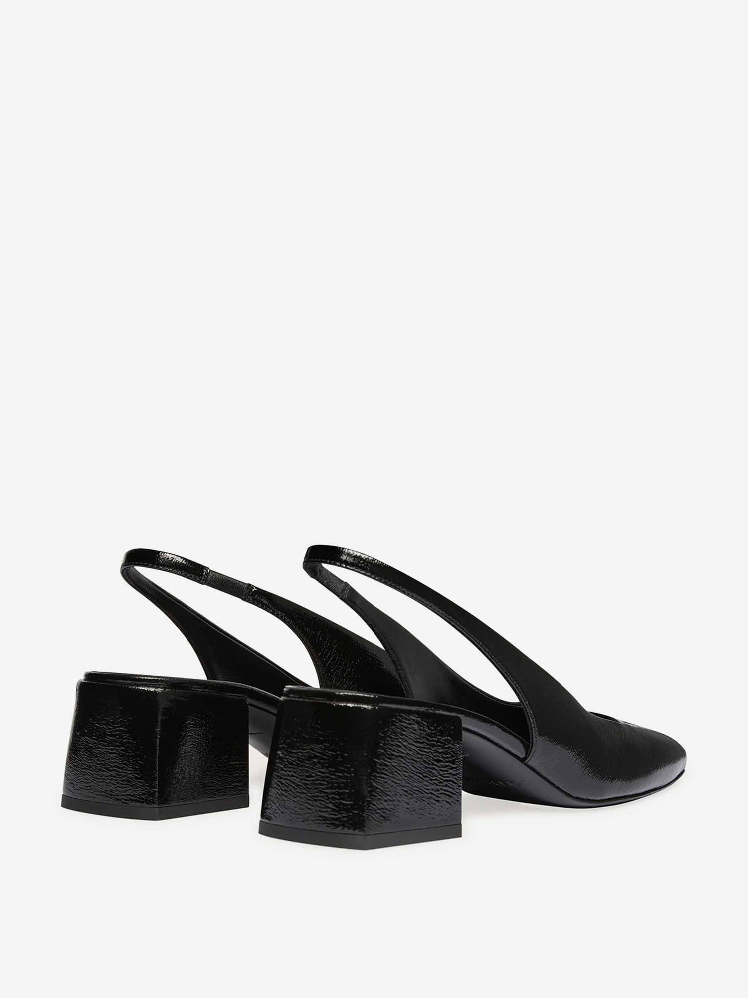 Outlet online Courrèges Mujer Slingbacks AC Vinyl color Negro sku 800-005593 00 - Foto 3