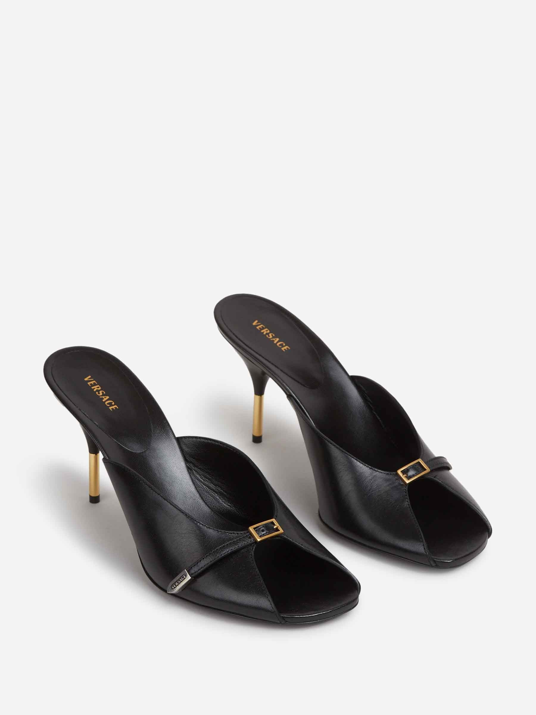 Versace Mujer Barcelona Sandalias Nyx color Negro sku 800-005613 01 - Foto 2