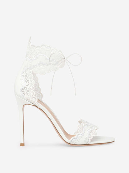 Outlet online Gianvito Rossi Mujer Sandalias Evie color Blanco sku 801-000016 01 - Foto 1