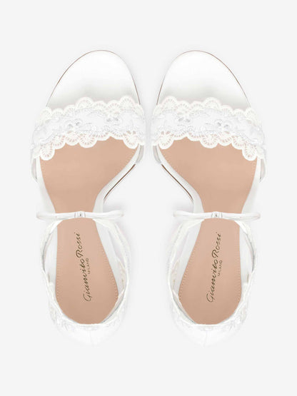 Outlet online Gianvito Rossi Mujer Sandalias Evie color Blanco sku 801-000016 01 - Foto 3