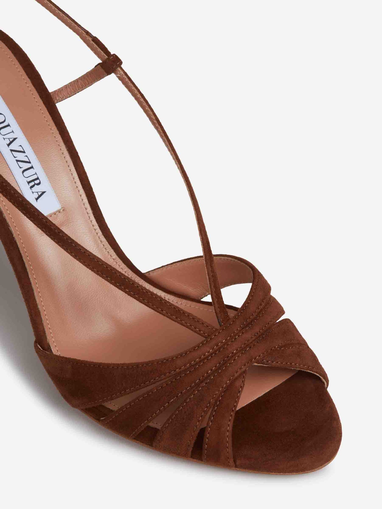 Aquazzura Mujer Barcelona Sandalias Aimée 85 color Marrón sku 801-000026 01 - Foto 5