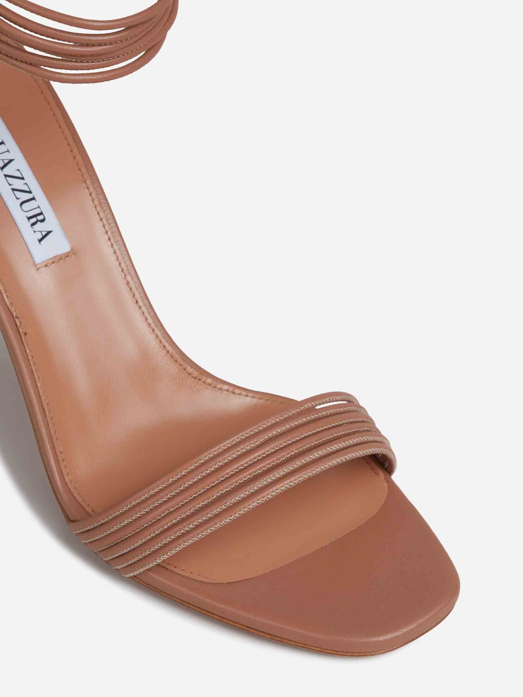 Aquazzura Mujer Barcelona Sandalia Sway 85 color Marrón sku 801-000032 01 - Foto 5
